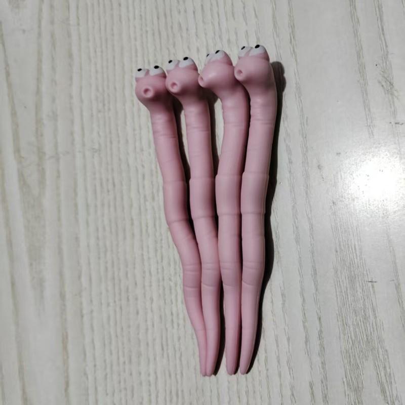 Cartoon Worm Shaped Potted Plant Moisture Monitor Soil Humidity Tester Plant Support Stake For Indoor Outdoor Houseplants