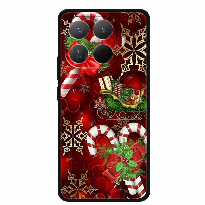 Christmas Phone Cases for Xiaomi 15T Pro 5G Case Protector TPU Silicone Soft Bumper Christmas Tree for Mi 15T Pro 5G Cover Coque