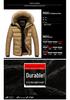 Men's Winter Thick Hooded Jacket with Fur Collar - Warm, Loose, Casual Outdoor Top