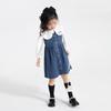 JELLYBABY Girls' Forest Collar Long-Sleeve Shirt