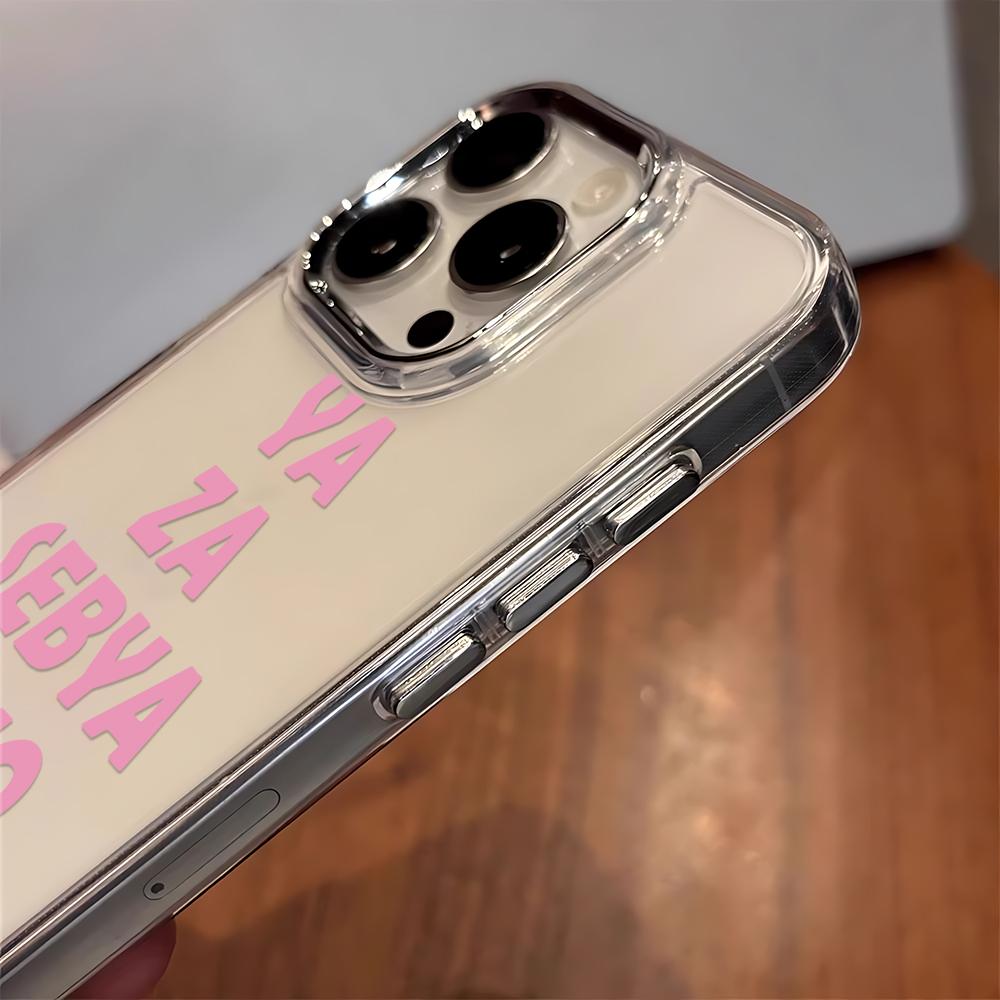 Ya Za English Alphabet Phone Case For Iphone 17 12 Plus 11 Pro Max 13 16 15 14 17E 16E Stylish Slim Shockproof Protective Shell