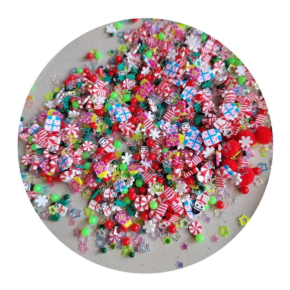 Round Shape Cute Flower Charms DIY Mixed 1kg Sports Team Clay Decor Fan Merchandise Spirit Collection