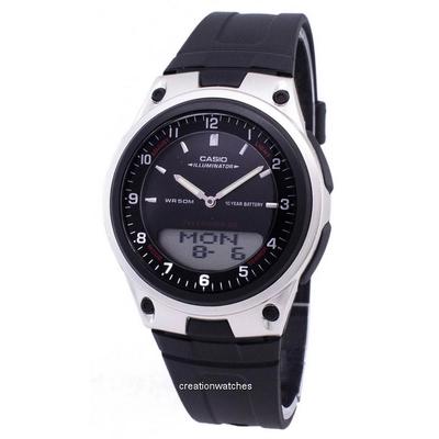 Analog Digital Telememo Illuminator AW-80-1AVDF AW-80-1AV Reloj Hombre