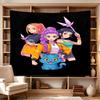 Future Fashion Warriors Versatile Wall Hanging Blanket, Home Backdrop for Wedding, Party and Video Shooting,Perfect Gift