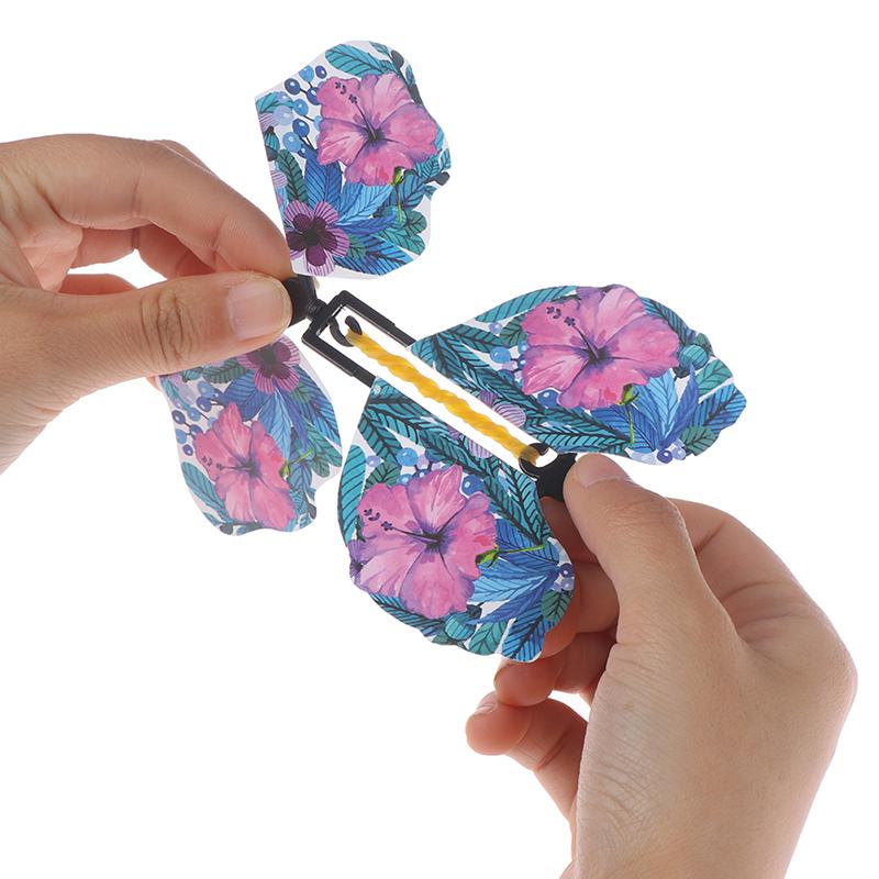 10 X Sihirli Kelebek Kart Oyuncaklı Uçan Kelebek Boş Ellerle