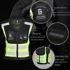 Motorradweste Reflektierende Weste Motorradjacke Bikerweste Moto Reflektierende Jacke Sicherheitsweste Warnung Grün Gelb Schwarz