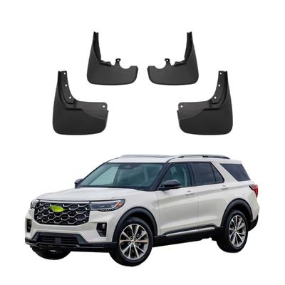 4 Piezas Guardabarros para Coche Salpicaderas Guardabarros de Barro Guardabarros de Coche Compatibles con Ford Explorer 2024