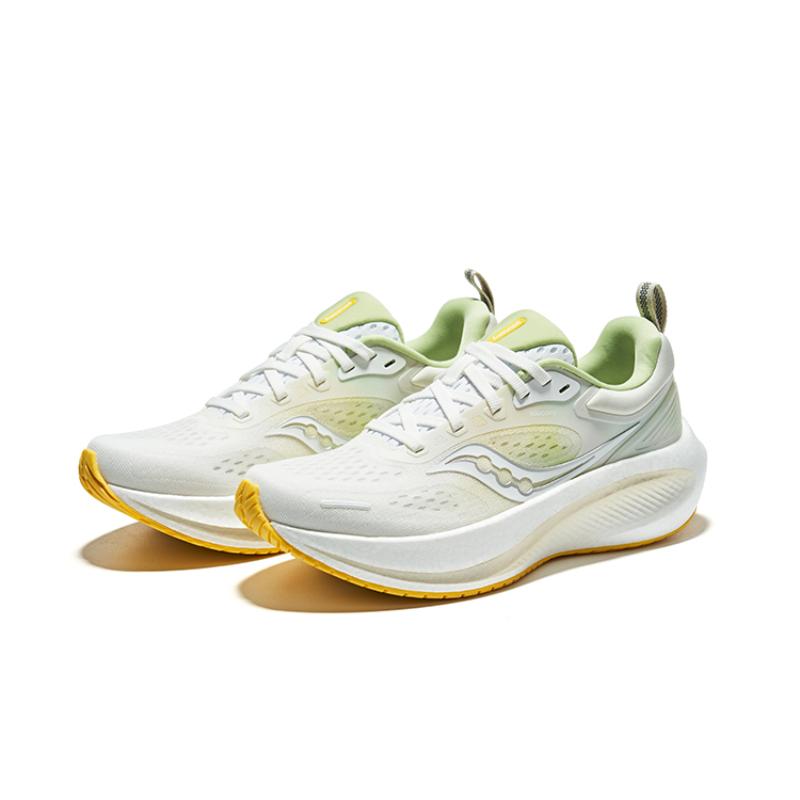 SAUCONY Surge 3 Cushioning Low Top Running Shoes Women's White Green Saucony S18221-3