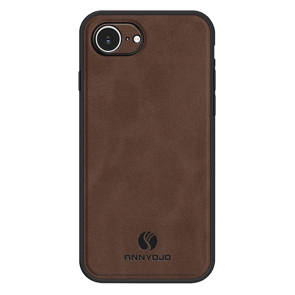 ANNYOJO For iPhone 16e Case PU Leather+PC+TPU Anti Drop Phone Back Cover