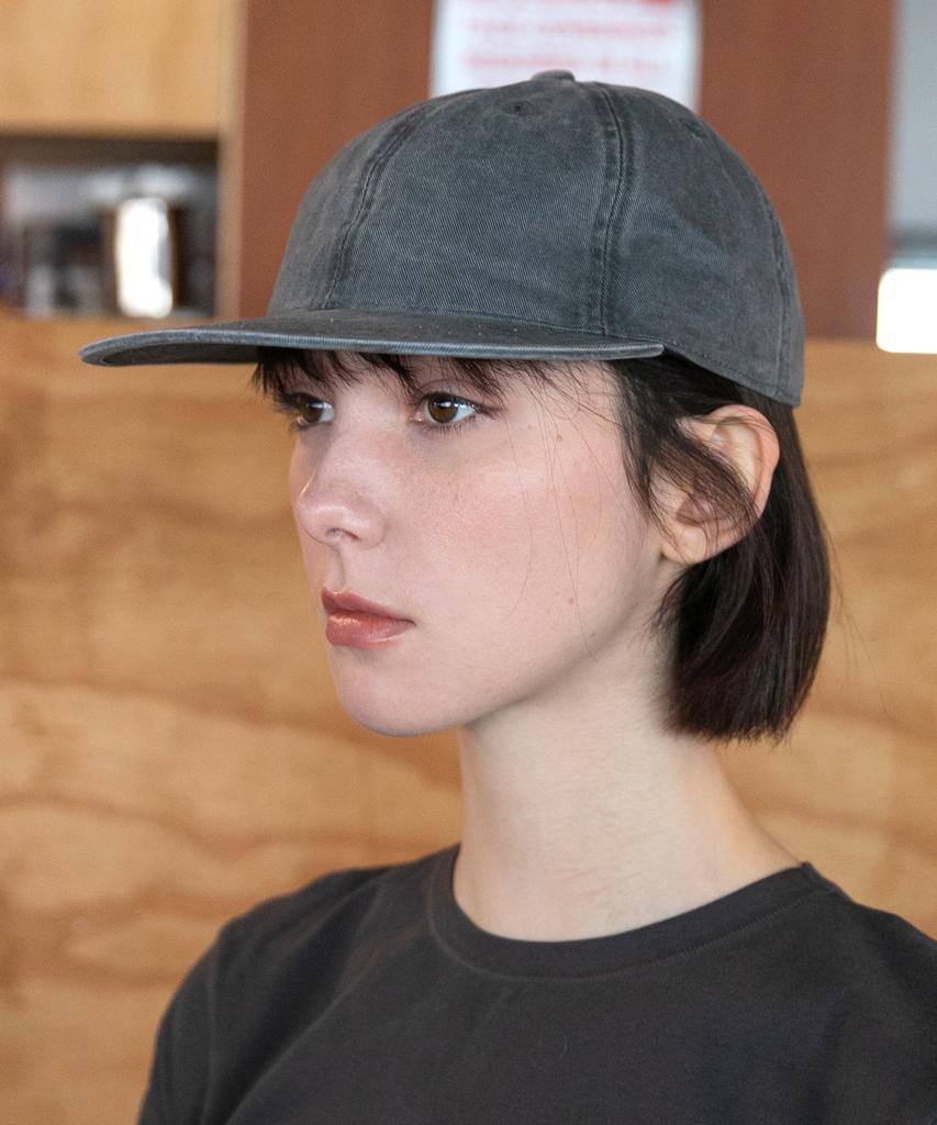 Chaebteo Standard Flat Ball Cap-Charcoal