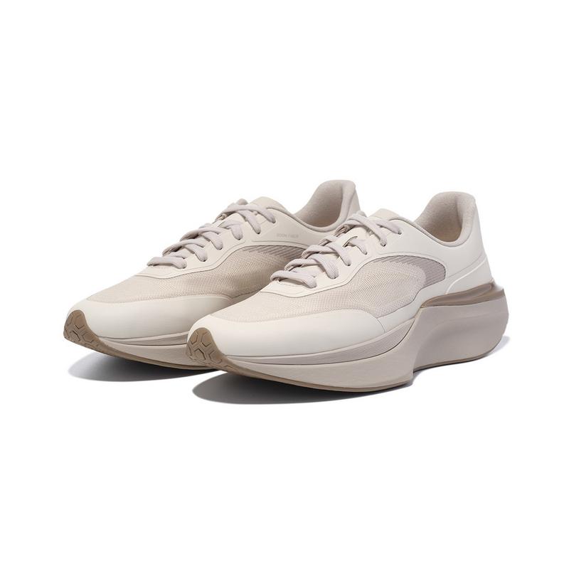 Li-Ning 1990 Classic Series Xuanji Sports Comfortable Lifestyle Shoes Women Shoes Oatmeal-Gray ALFU034-2