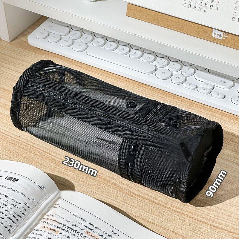 

Сетчатая сумка для хранения кистей для макияжа двойного назначения, портативный чехол для кистей, простой держатель для кистей большой емкости, дорожный держатель-держатель A1