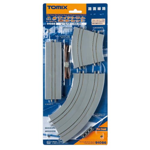 

TOMYTEC TOMIX N Gauge Wide Tram Mini Rail Set, Basic Set, MA-WT Pattern, 91086, Model Railroad