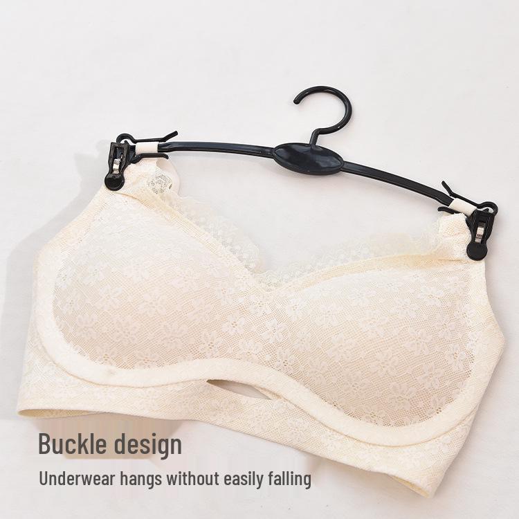 Seamless Plastic Hanger for Men's & Women's Pants, Underwear, Bras, and Panties - Drying Rack with Clips