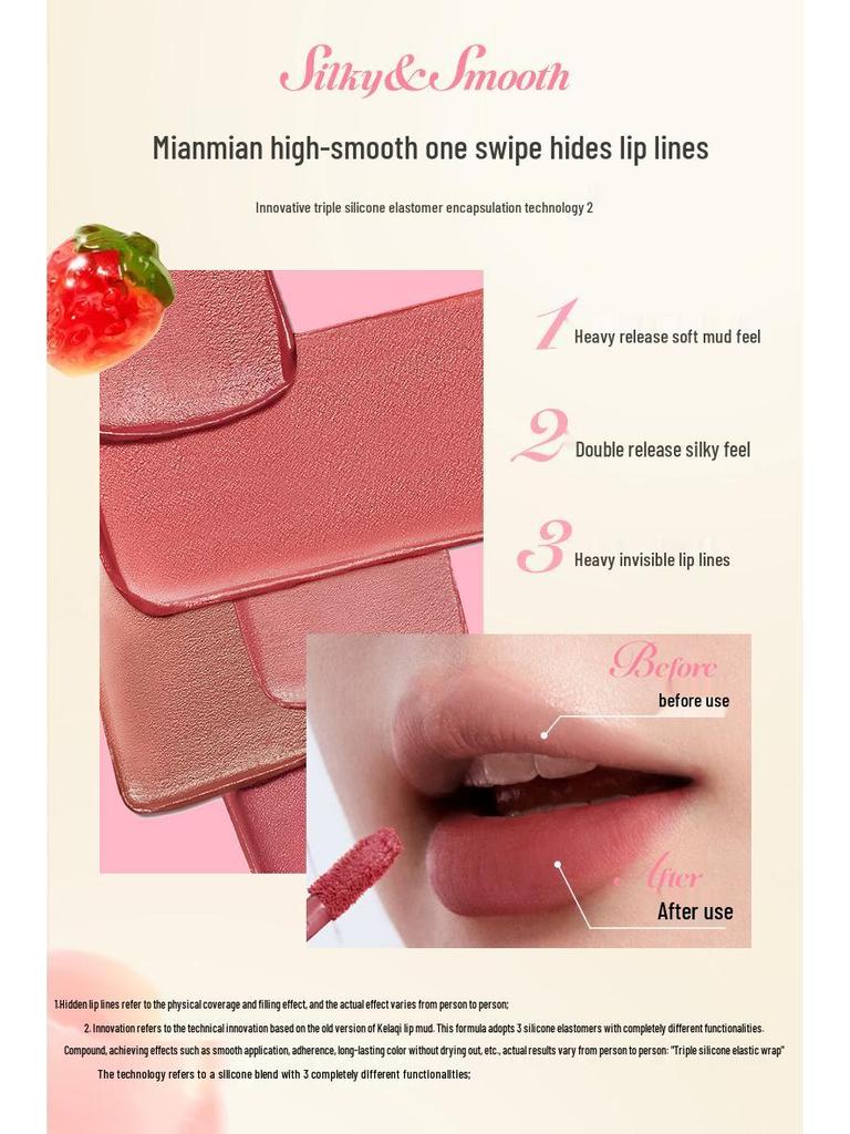 Colorkey Velvet Matte Lip Mud - Nude Collection for Women (Lipstick, Lip Gloss, Lip Tint)