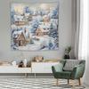 Winter Wonderland Tapestry  Perfect for Cozy Festive  Magical Home Decor with Snowy Charm and Holiday Spirit