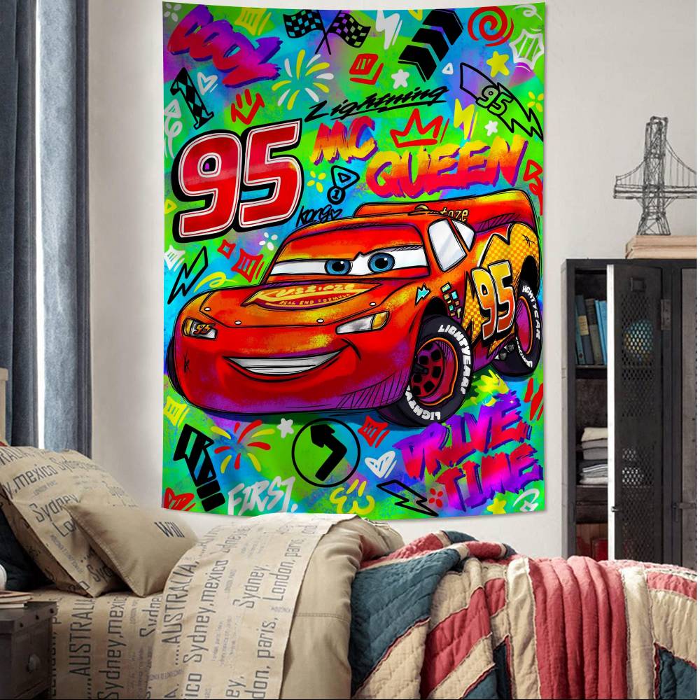 CCars DIY Wall Tapestry Art Science Fiction Room Home Decor Wall Art Decor