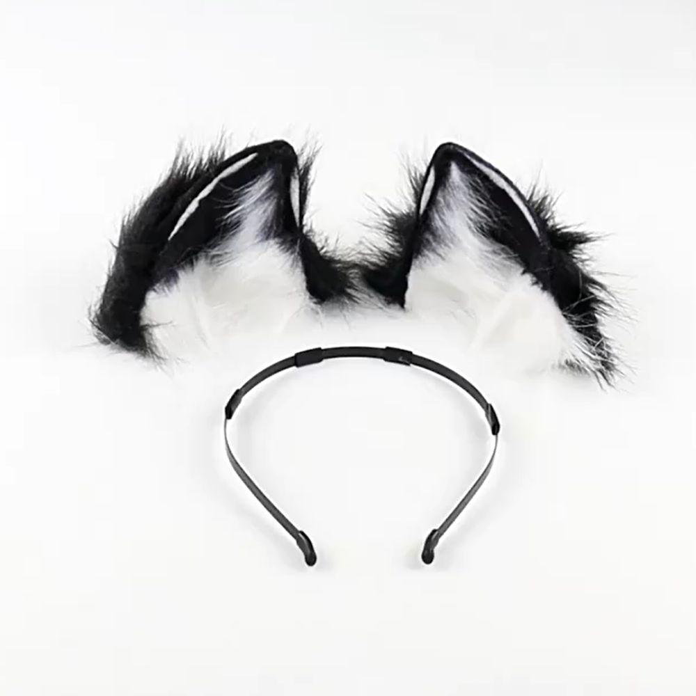 1 set Cat Tail Halloween Cosplay Accessories Plush Animal Cosplay Props  Children