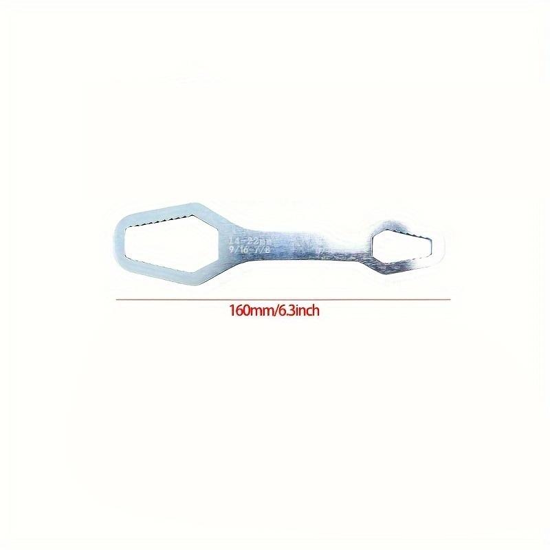 1pc Universal Double-head Torx Wrench - Self-tightening & Adjustable - 3-17/8-22mm