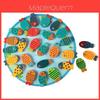 Wooden Fishing Game For Kids With Colorful Pieces For Early Education And Play
