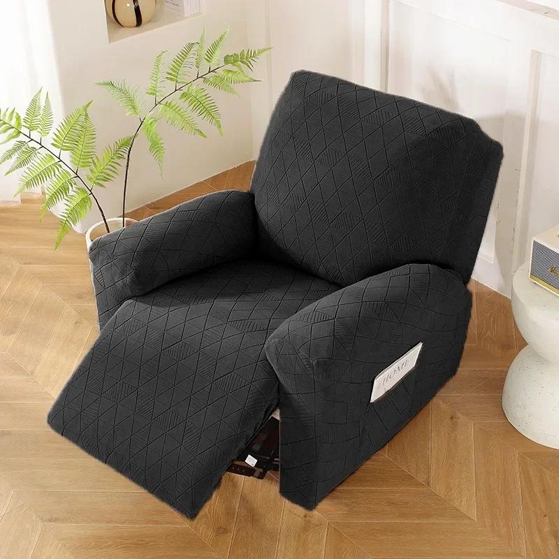 Recliner Sofa Cover Non-slip Massage  Sofa Cover All-inclusive Lounger Single Seater Couch Sofa Slipcover Armchair Cover