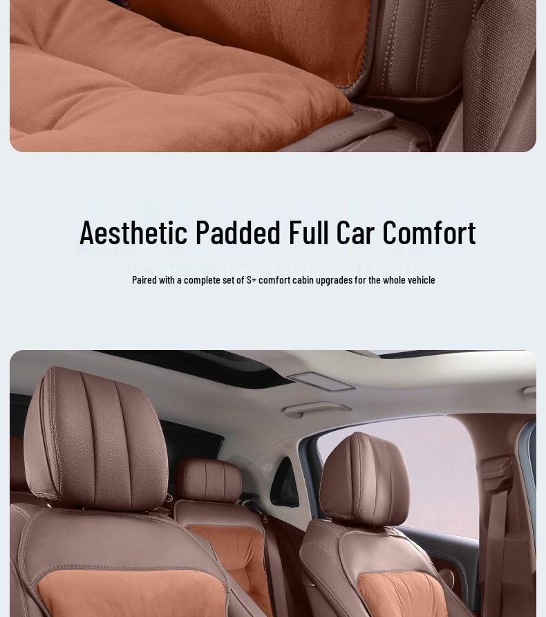 Mercedes-Benz E300L C260L GLC300L Winter Fleece Seat Cushions