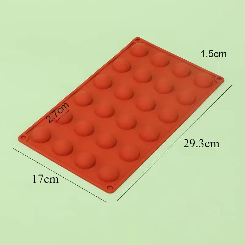 6/8/15/24 de găuri jumătate de sferă sferă matriță rotundă din silicon 3D Brownie budincă mousse ciocolată desert DIY coacere instrument de decorare tort