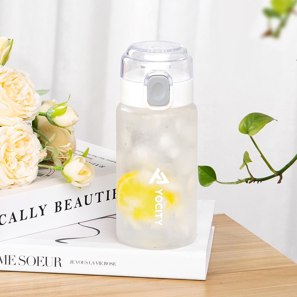 550ml Transparent Sports Watter Bottle Portable Leak-proof Plastic Drinkware Outdoor Fitness Kettle Fitness Outdoor Drinking Bot