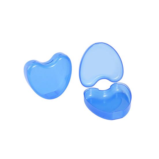 1Pc/2Pcs Denture Storage Box Various Shapes Eco-friendly PP Portable User-friendly Securely Store Braces Case
