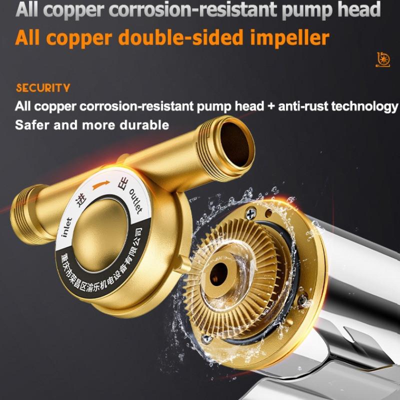 100W/150W/260W Automatic Water Booste Pump Automatic Pressurization Intelligent Microcontroller Household Shower Washing Machine