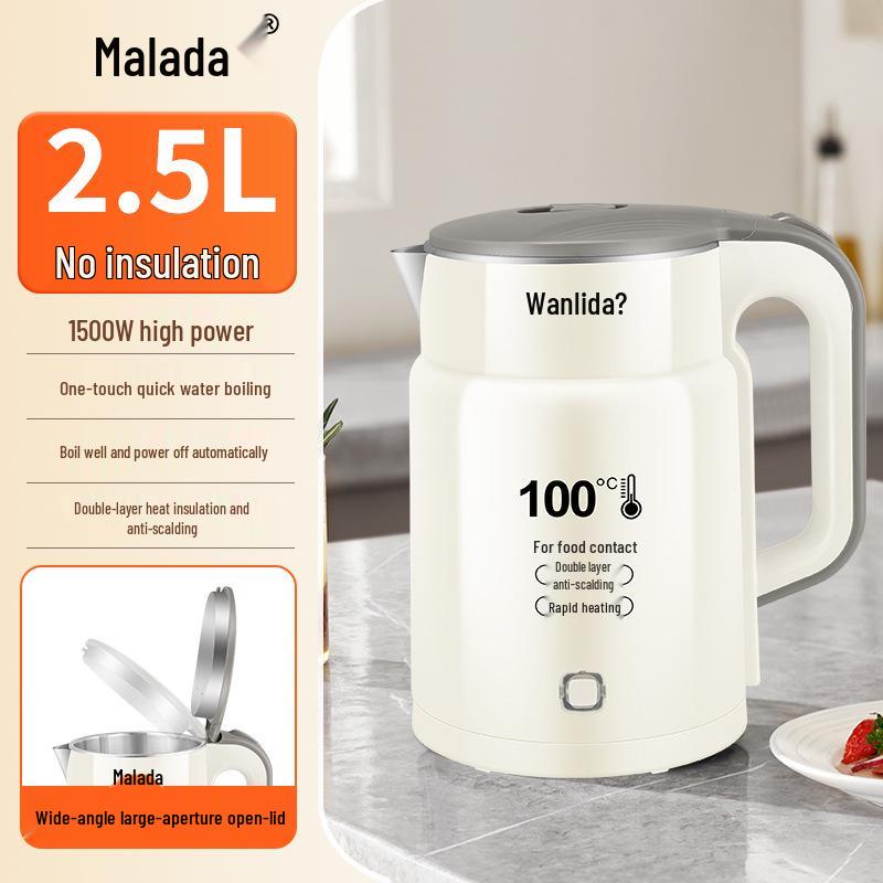 Wanlida 3L Stainless Steel Electric Insulation Kettle for Home Use