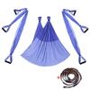 Set de Hamaca de Yoga Aéreo No Elástica para Interior con Correas de Extensión de Margarita para Fitness en Casa