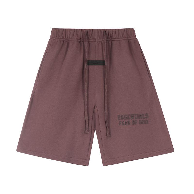 FOG ESSENTIALS Unisex Loose Silicone Print Casual Shorts