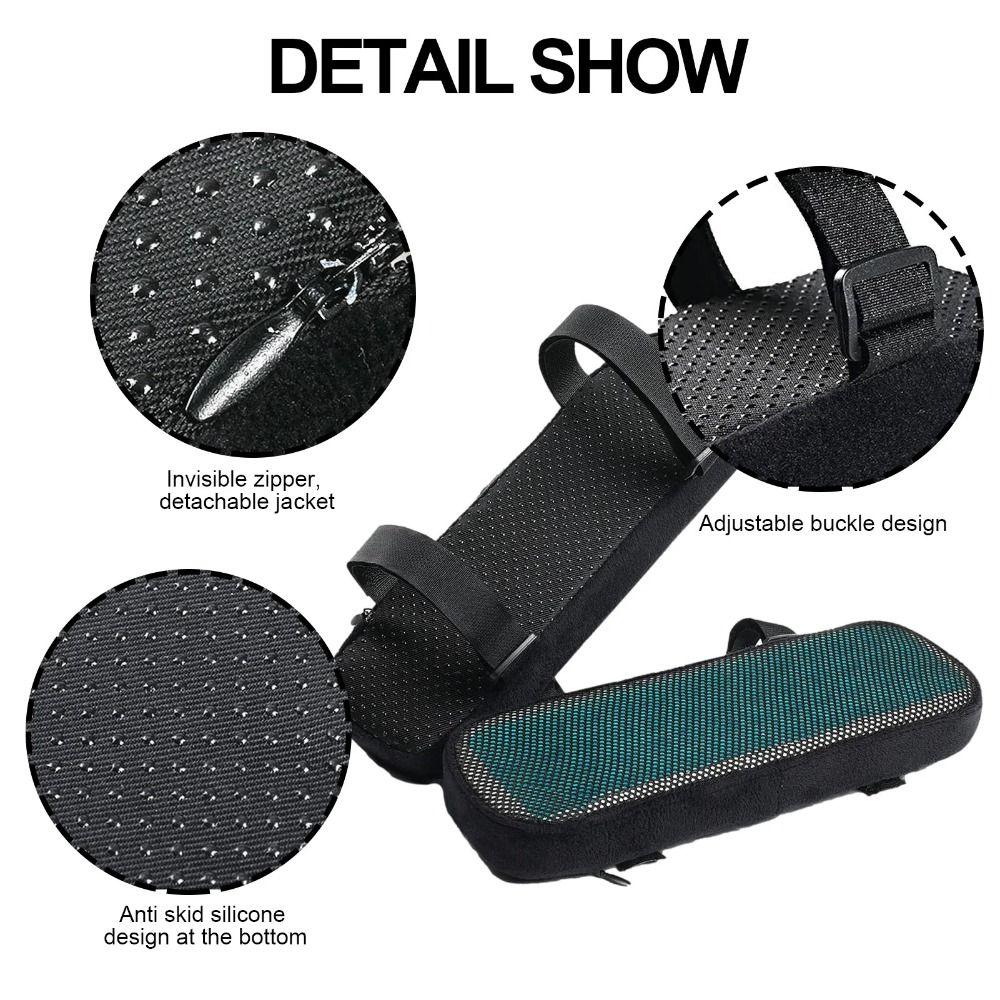 2 Stück Ruhepolster Stuhl Ellbogenkissen Pad Weiche Armlehnenpolster Stuhl Armlehnenpolster Bürostuhl