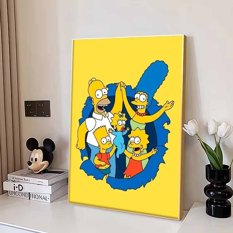 Disney Diamond Painting The Simpsons DIY 5D Mosaic Embroidery Hobby Gift Home Decor