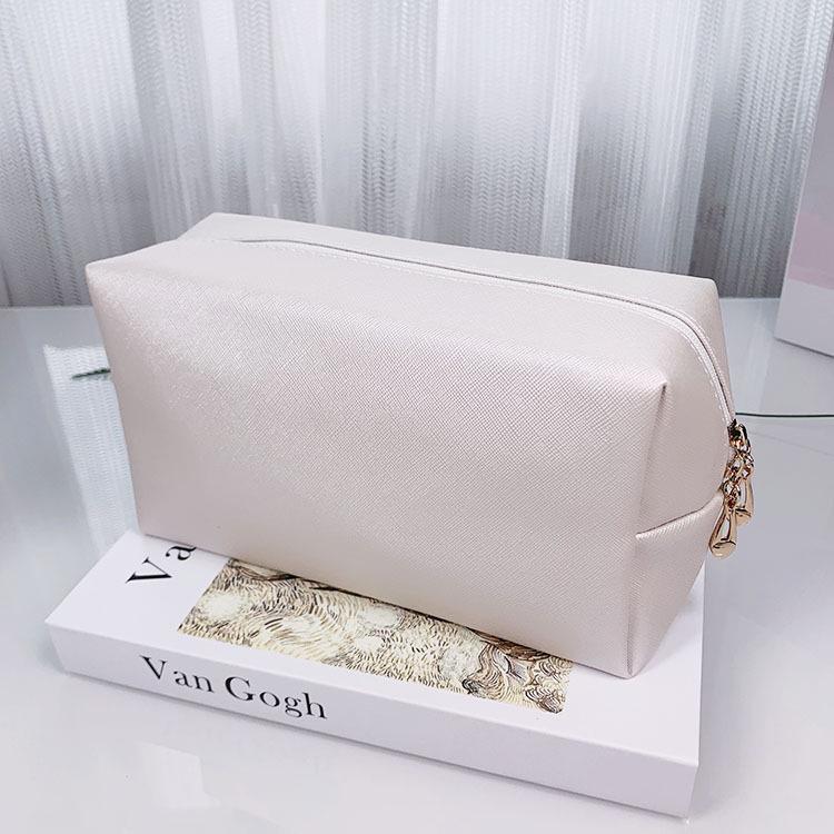 Pearl Letter Makeup Bag - Stylish Bridal Clutch & High-Value Storage Solution
