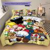 3pcs Super Mario Bros Adventure Bedding Set, Including 1 Quilt Cover and 2 Pillow Shams, Without Filling, Soft and Comfortable Home Bedroom