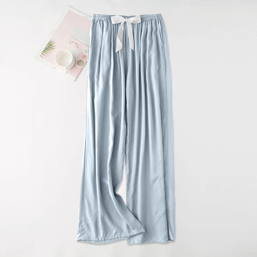 Women's Casual Fashion Sleep Pants Loungewear Pants Wearable As Outerwear High-Waisted Pants