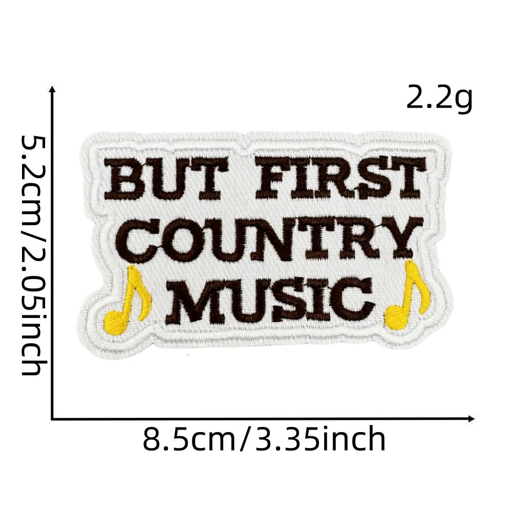 Western Cartoon Boy Denim Iron-On Embroidery Patches for Jackets and Clothing Decor
