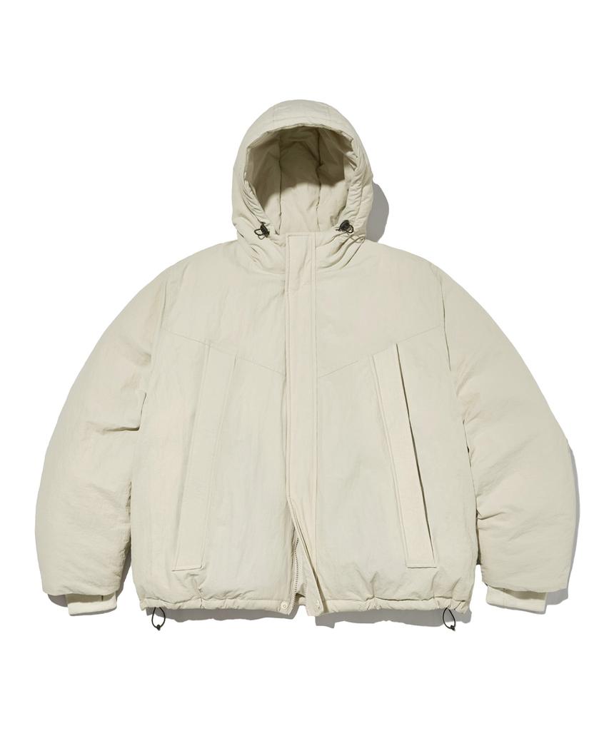 Filluminate Hiver Soir Hooded Padded Jacket - Beige