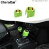 For 2018+ JL JLU JT Jeep Wrangler 4WD Console Gear Shift Knob Covers Trim Green