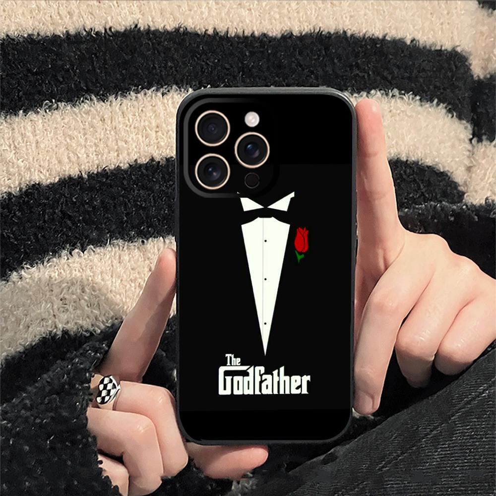 The godfather Classic movie posters Phone Case For iPhone 17 16 e 15 14 13 12 Plus Mini Pro Max Soft black Shockproof Cover