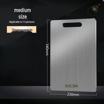 Abdo 316 Stainless Steel & Silicone Double-Sided Cutting Board