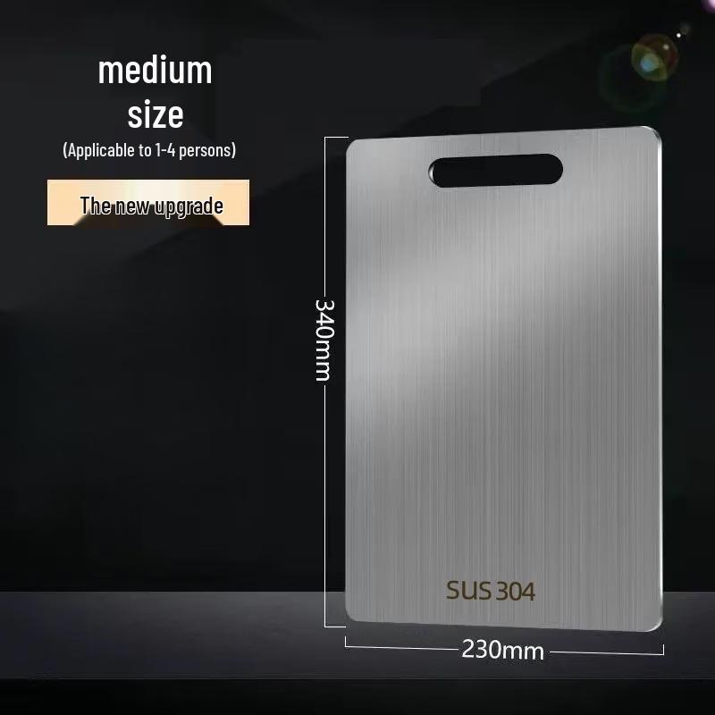 Abdo 316 Stainless Steel & Silicone Double-Sided Cutting Board