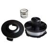 195858-1 196146-9 Trimmer Head Spool Cover Spring Kits Black Fit for Makita Grass Trimmer DUR181 DUR181Z DUR141