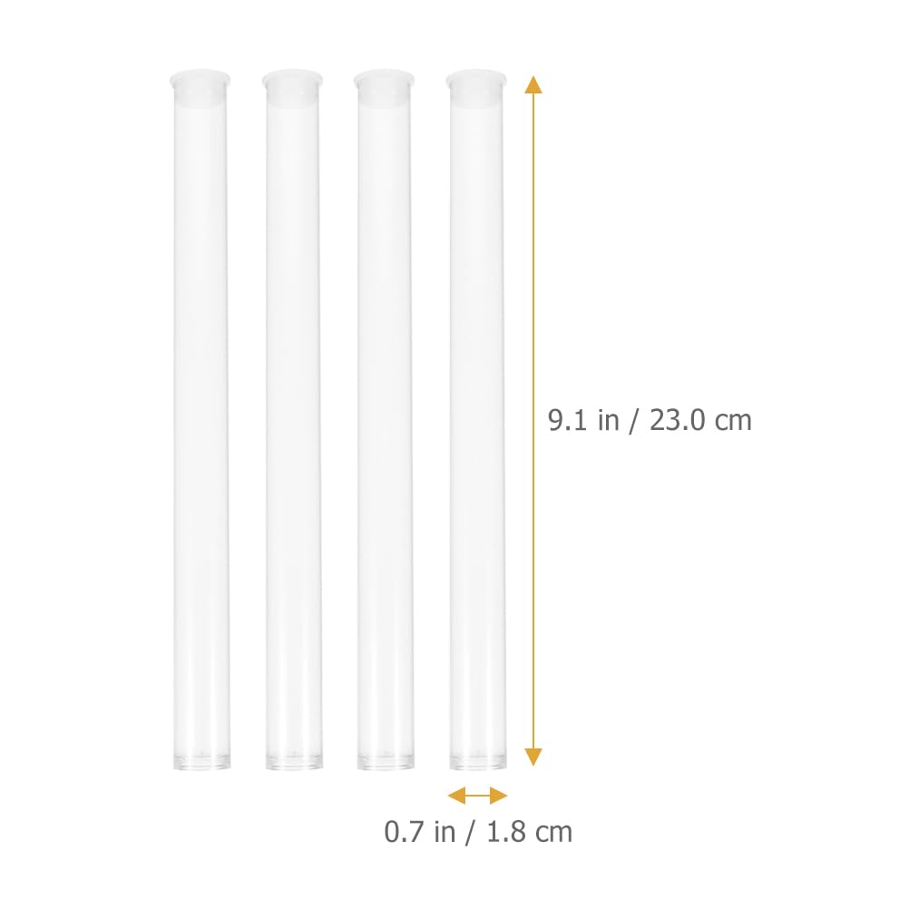 DECHOUS Incense Case, Holds 8 Incense Sticks, Acrylic Tubes, Portable Case, for Buddhist Altars, Storage, Lightweight, Easy to Carry, and Perfect for