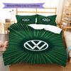 VfL Wolfsburg Pattern Bedding Set Quilt Cover Pillowcase Home Decor Gift (1 * duvet cover + 2 * pillowcase, without core)