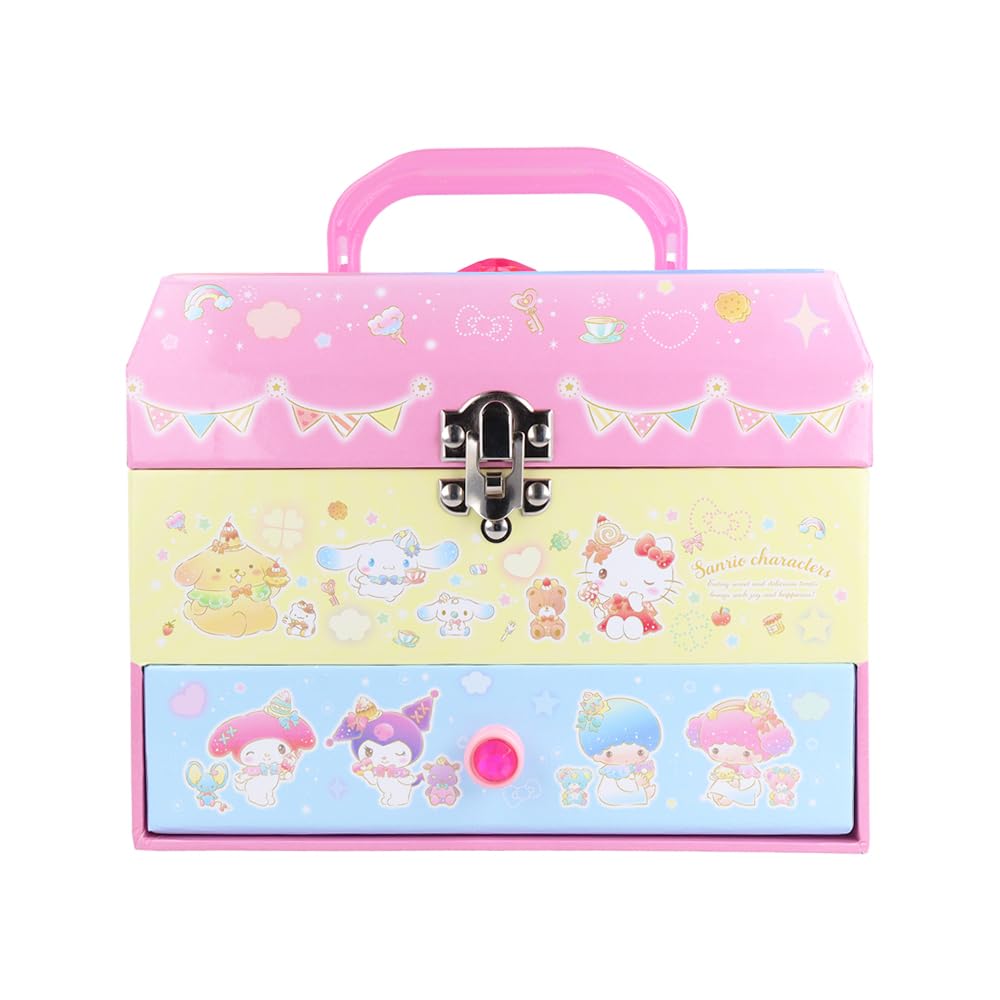Stationery Secret Lovely Box Sanrio Characters 18 x 20 x 18 cm Sun-Star