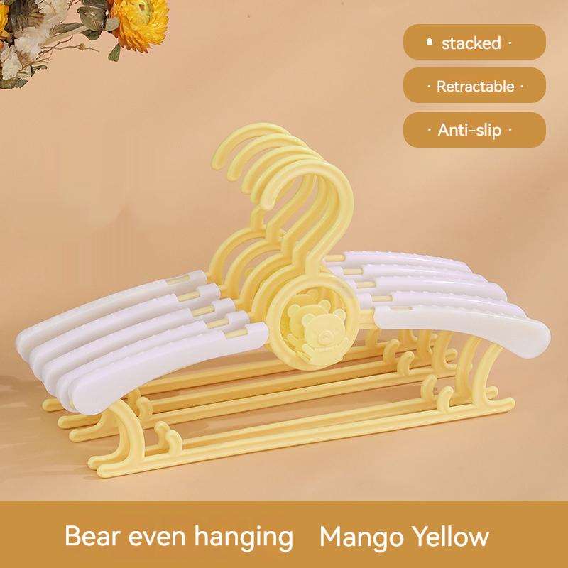 Telescopic Baby Hangers Clothes Organizer Closet Non-slip Kids Coat Hanger Wardrobe Storage Drying Racks Space Saving Hang