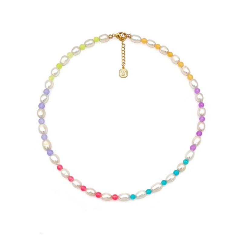 TANI by MINETANI Rainbow Bead Necklace